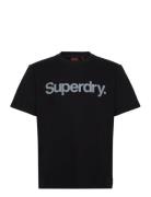 Core Logo City T Shirt Black Superdry