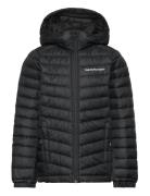 Jr Frost Down Hood Jacket Black Peak Performance