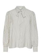 Yaspil Ls Bow Shirt S. Noos White YAS