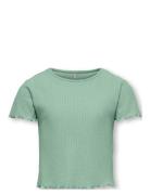 Kognella S/S O-Neck Top Noos Jrs Green Kids Only