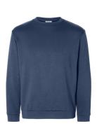 Slhemanuel Soft Crew Neck Sweat Noos Navy Selected Homme