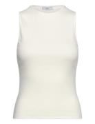 Ribbed Cotton Top White Mango