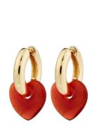 Kendall Recycled Earrings Gold Pilgrim