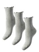 Pcafia 3-Pack Socks Grey Pieces