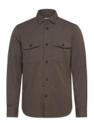 Regular-Fit Flannel Overshirt With Pockets Grey Mango