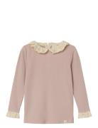 Nmftrine Ls Slim Top Lil Pink Lil'Atelier