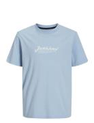 Jjbeau Tee Ss Crew Neck Jnr Blue Jack & J S