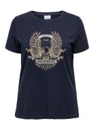 Carbrinna Life Ss Reg Tee Jrs Navy ONLY Carmakoma