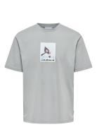 Onsdash Rlx Ss Tee Vd Grey ONLY & SONS