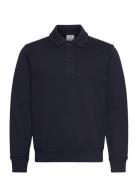 Regular-Fit Cotton Polo Sweatshirt Navy Mango