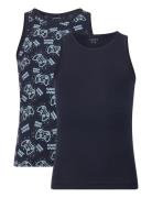 Nkmtank Top 2P Sapphire Game Noos Navy Name It