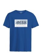 Jcologan Tee Ss Crew Neck Sn Mni Blue Jack & J S