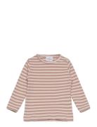 Tnstfro Uni L_S Rib Tee Pink The New