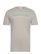 Copenhagen Print Tee S/S Grey Lindbergh