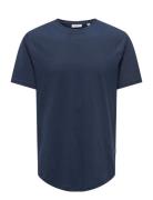 Onsmatt Longy Ss Tee Noos Navy ONLY & SONS