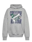 Converse All Star Sneaker Graphic Hoodie Grey Converse