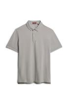 City Pique Polo Grey Superdry