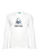 T-Shirt L/S White United Colors Of Benetton