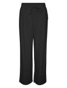 Vmjesmilo Hw Wide Pants Wvn Ga Noos Black Vero Moda