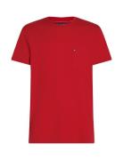 Essential Solid Pocket Tee Red Tommy Hilfiger