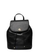 Leather Medium Winny Backpack Black Lauren Ralph Lauren