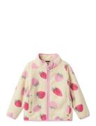 Nmfmeeko Fleece Jacket Berry Beige Name It