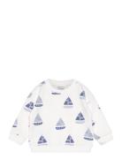 Printed Cotton Sweatshirt White Mango