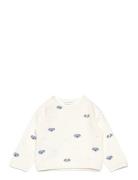 Printed Cotton Sweatshirt White Mango