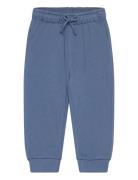 Cotton Jogger-Style Trousers Blue Mango