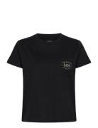 Logo Pocket Tee Black Lee Jeans