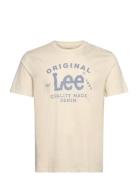 Big Logo Tee Cream Lee Jeans