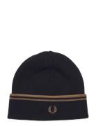 Twin Tipped M Wool Beanie Black Fred Perry