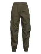 Trousers Vilgot Poplin Cargo Khaki Lindex