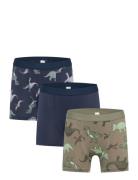 Boxer 3 Pack Elastic Dino Patterned Lindex