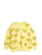 Bow Aop Sweatshirt Yellow Mini Rodini