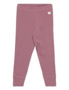 Leggings Wool Baby Solid Pink Lindex