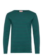 Striped Breton Shirt Héritage Green Armor Lux