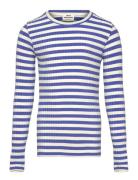 5X5 Classic Stripe Talika Top Blue Mads Nørgaard