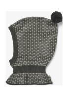 Knitted Balaclava Steffan Green Wheat