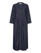 Aliyall Maxi Dress Ls Blue Lollys Laundry