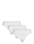 Brief Thong Pointelle 3 P White Lindex