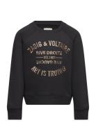 Sweatshirt Black Zadig & Voltaire Kids