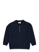 Merino Polo Shirt Navy Copenhagen Colors