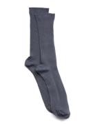 Fine Cotton Rib Socks Navy Mp Denmark