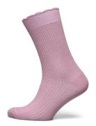 Julia Glitter Sock Pink Mp Denmark
