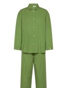 Aura Pyjamas Set Green Becksöndergaard