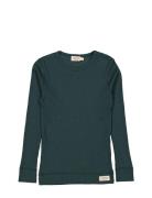 Plain Tee Ls Green MarMar Copenhagen