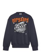 Mix Sweat Sonar Sweatshirt Navy Mads Nørgaard