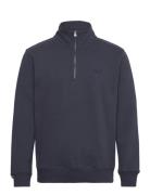 Essential Logo Half Zip Navy Superdry