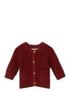 Nbfemlen Lis Ls Knit Card Lil Burgundy Lil'Atelier